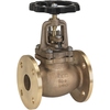 Globe valve Type: 1270DIN Bronze/Bronze Screw down non-return disc without spring Straight PN16 Flange DN150 Pressure rating flange: PN16